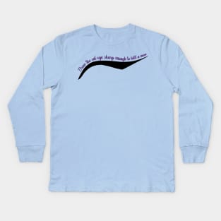 Cat eye- vigilante shit Kids Long Sleeve T-Shirt